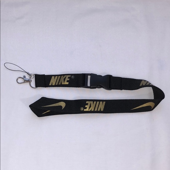 gold nike lanyard